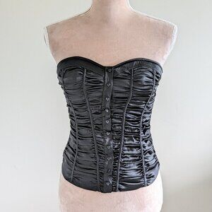 NEW Bebe Black Bustier Sexy Top